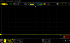 Pas de PWM (luminosité 2/10)
