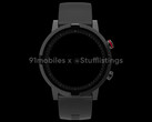 Un rendu de la OnePlus Nord Watch. (Source : 91Mobiles x Stufflistings)