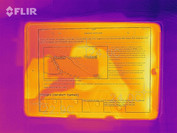 Apple iPad 2018 - Relevé thermique : WLAN à l'avant.