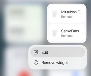 Nouveau menu contextuel avec l'option « Modifier » mise en évidence
