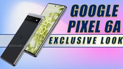 Le Pixel 6a sera doté d'un scanner d'empreintes digitales intégré à l'écran. (Image source : @OnLeaks & 91mobiles)