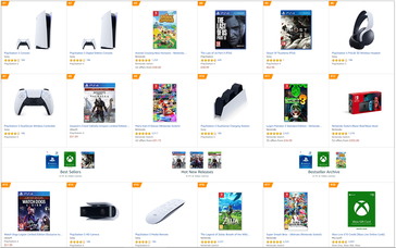 Le plus souhaité dans les jeux vidéo et PC. (Source de l'image : Amazon UK)