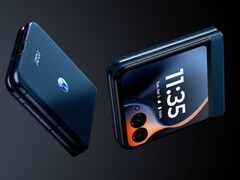 Le Razr 60 fera suite au Edge 60 Fusion en adoptant des panneaux arrière texturés inhabituels. (Source de l'image : via Evan Blass)