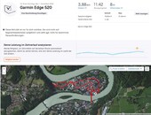 Localisation Garmin Edge 520 : vue générale.