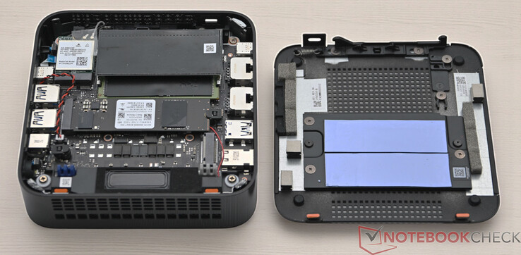 Asus ExpertCenter PN54 avec dessous ouvert