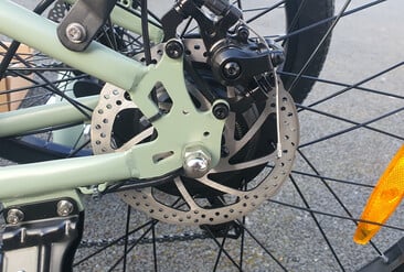 Frein à disque arrière - Test du vélo électrique Touroll B2