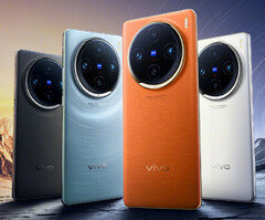 Le Vivo X100 est doté d&#039;un écran AMOLED incurvé et d&#039;un triple appareil photo à l&#039;arrière. (Source : Vivo)
