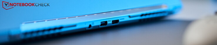 Au dos : alimentation, USB-A 3.0, HDMI