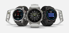 Le Garmin Epix 2 est arrivé en trois options de couleur. (Image source : Garmin)