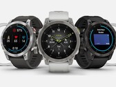 Le Garmin Epix 2 est arrivé en trois options de couleur. (Image source : Garmin)