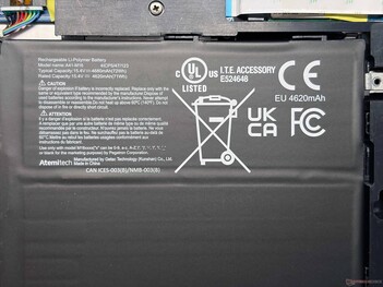 Informations sur la batterie