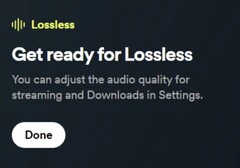 Le mois dernier, un Reddtor a fait fuiter la future version haute fidélité de Spotify, détaillant les éléments de l'interface utilisateur et les débits binaires. (Source : OhItsTom via Reddit)