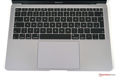 Apple MacBook Air 13 2018 - Périphériques d'entrée.