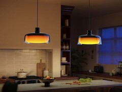 La lampe suspendue de Govee (photo) a été commercialisée aux États-Unis et en Europe. (Source : Govee)