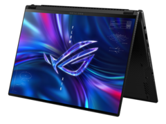 Le 2023 Asus ROG Flow X16 dispose désormais d'un écran mini-LED QHD+ 240 Hz avec Gorilla Glass DXC. (Image Source : Asus)
