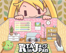 Bannière pour l'événement Speedrunning de RTA au Japon (Source de l'image : RTA au Japon, avec modifications)