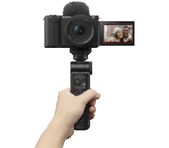 Sony annonce le GP-VPT3, un mini trépied qui peut servir de poignée d&#039;appareil photo et de télécommande. (Source de l&#039;image : Sony)