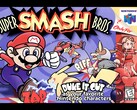 La boîte originale de Super Smash Bros N64 est montrée (Image source : Walmart)