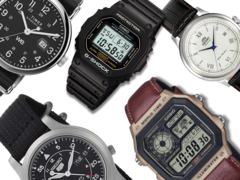 Des marques comme Casio, Seiko et Citizen sont réputées pour concevoir des montres fonctionnelles bien en dessous de 150 dollars. Sur la photo, plusieurs montres des marques susmentionnées. (Source de l'image : Casio, Seiko, Timex, Orient - Edited)