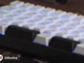 Wooting : clavier à barre d'espacement divisé de YouTube court