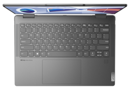 Lenovo Yoga 7 (14, 8) - Pont du clavier (Image Source : Lenovo)