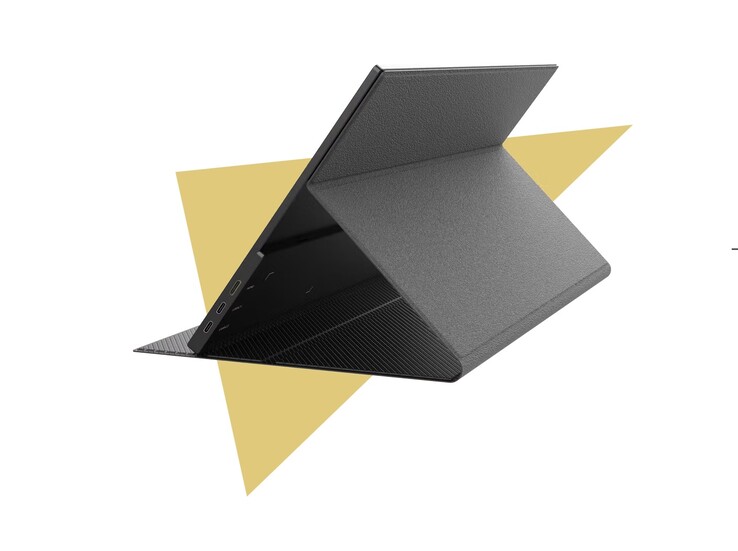 Un support intégré avec un couvercle magnétique est fourni.