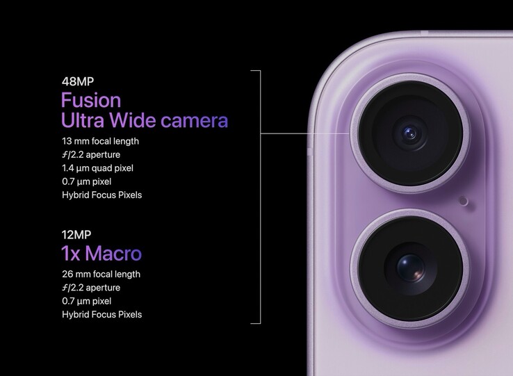 L'iPhone 17 prend des photos macro grâce à l'appareil photo ultra grand angle et au zoom numérique.
