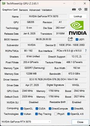 GPU-Z (1-Click-OC activé)
