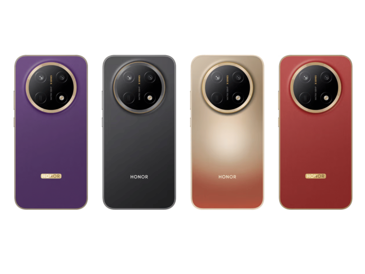 L'Honor X9e Pro est disponible dans les coloris « Royal Purple », « Midnight Black », « Dawn Gold » et « Reddish Brown ».