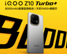 Le iQOO Z10 Turbo+ est doté d'une énorme batterie de 8 000 mAh et d'un système de charge filaire de 90 W. (Source : iQOO)
