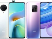Le Redmi K30 Ultra (L) et le Redmi 10X 5G (R) ont tous deux été affectés par le blocage du GMS par Xiaomi. (Source de l'image : Xiaomi/Notebookcheck - édité)