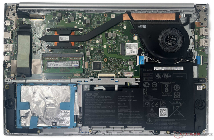 Intérieur de l'Asus VivoBook 15 KM513