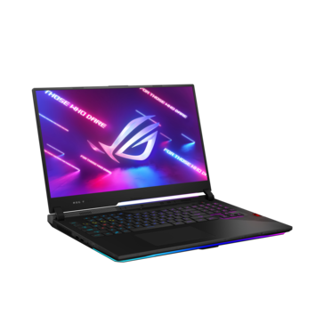 Asus ROG Strix Scar 17 - Gauche. (Source de l'image : Asus)