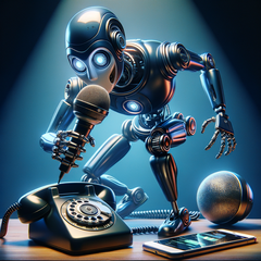 OpenAI démontre les capacités de son moteur vocal qui peut cloner la voix d'une personne à partir d'un échantillon de 15 secondes. (Image IA Dall-E 3)