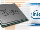 La série Ryzen Threadripper offre une domination en termes de performances pour AMD, mais Intel a l'avantage en termes de parts de marché. (Image source : AMD/Intel/Master Lu - édité)