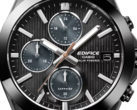 La Casio Edifice EFS-S650DC-1A noire (illustrée) possède une aiguille des secondes cuivrée qui s'harmonise parfaitement avec le design noir. (Source de l'image : Casio)