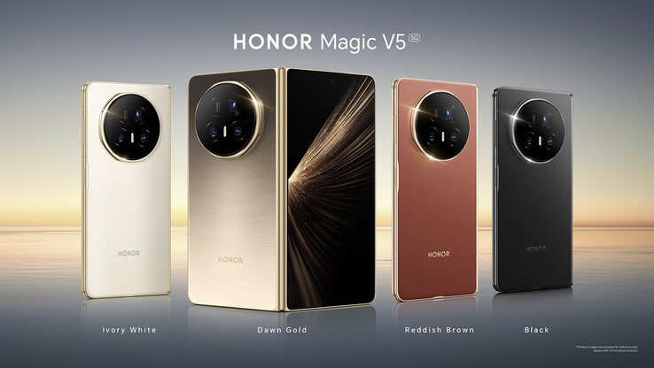 Options de couleurs de Honor Magic V5 (Source de l'image : Honor)
