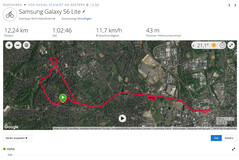 GPS Samsung Galaxy Tab S6 Lite : vue générale.