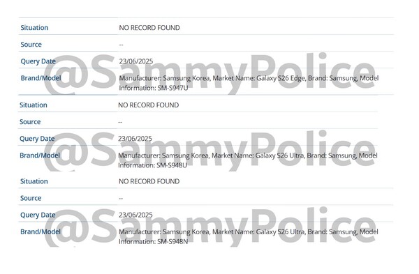 The Galaxy S26 Edge and the Ultra Galaxy S26 will be launched in the United States. (Source of the image: Sammypolice)