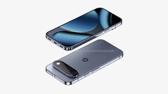 Rendu non officiel du Pixel 11 Pro montrant l'avant et l'arrière.