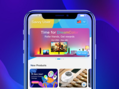 La version 6.7.2 de l'application Govee Home met l'accent sur la section communautaire. (Source de l'image : Govee)