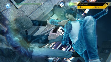 Sur la photo : une capture d'écran du jeu Judgment.