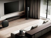 LG associe sa nouvelle barre de son à des haut-parleurs sans fil pour un son surround plus immersif (Image source : LG)