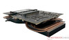 Circuit imprimé du vaisseau Acemagic M2A avec unité de refroidissement