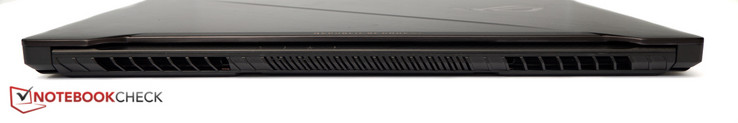A l'arrière : GL703GM grilles de ventilateur du GL703GM.