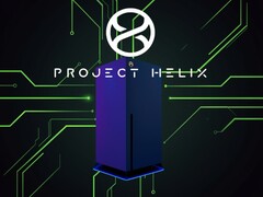 Une bannière montrant un concept de console Xbox Project Helix