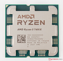 Le Ryzen 5 7600X possède 6 cœurs et 12 threads. (Source : Notebookcheck)