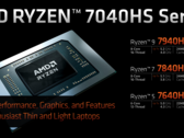 La série de processeurs Ryzen 7040HS d'AMD est désormais officielle (image via AMD)