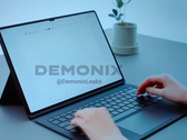 La Galaxy Tab S8 Ultra aura une taille proche de celle du Surface Book 15". (Image source : Demonix Leaks)