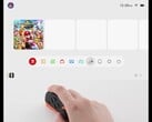 Navigation dans le menu en mode souris de la Switch 2 Joy-Con (Image source : Nintendo Today ! app, Nintendo of America)